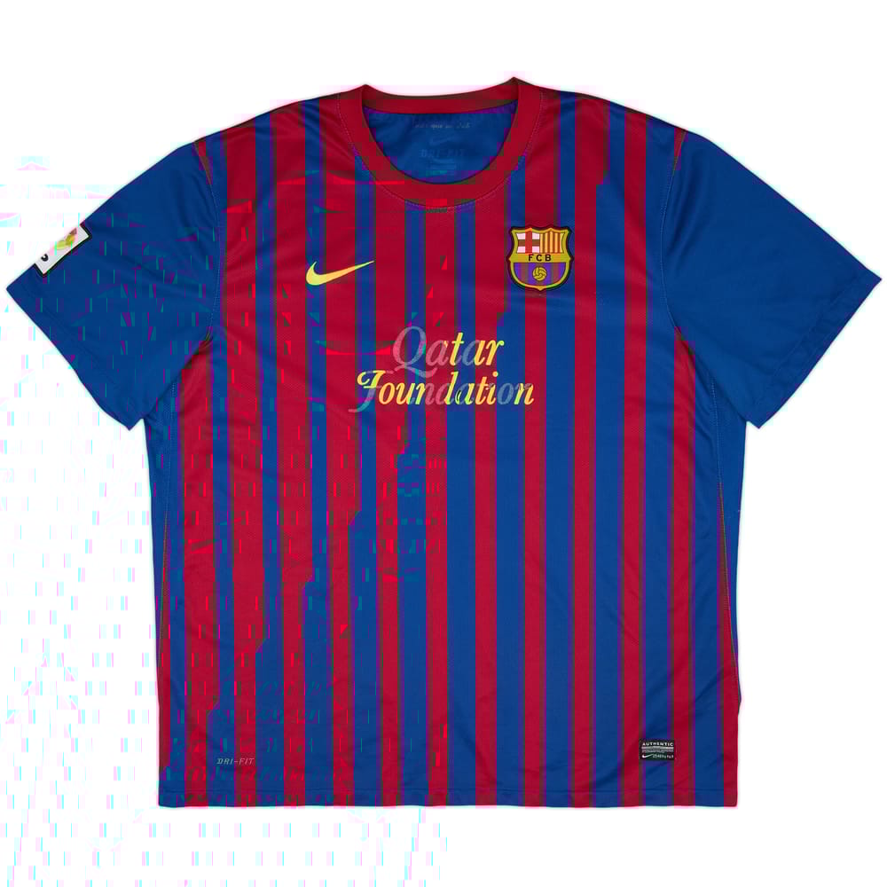 2011-12 Barcelona Home Shirt - 4/10 - (XXL)