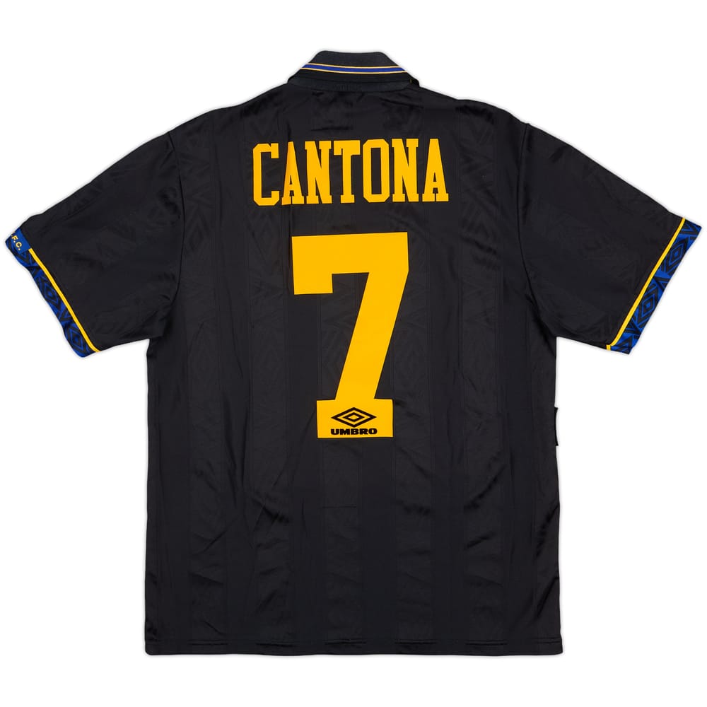 1993-95 Manchester United Away Shirt Cantona #7 - 8/10 - (M)
