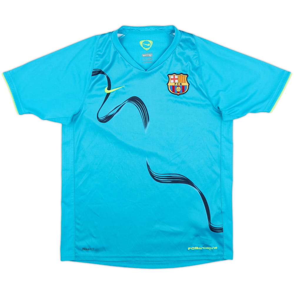 2007-08 Barcelona Nike Training Shirt - 9/10 - (L.Boys)