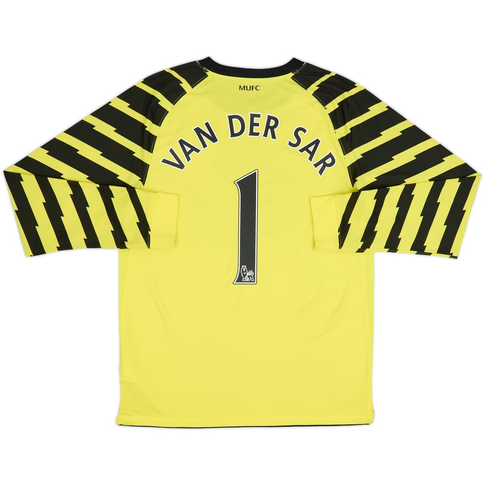 2010-11 Manchester United Yellow GK Shirt Van Der Sar #1 - 6/10 - (M)