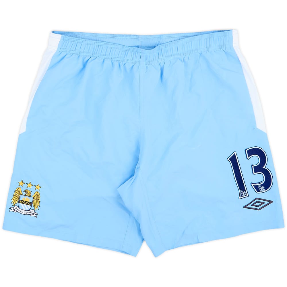 2011-12 Manchester City Home Shorts #13 - 6/10 - (XL)