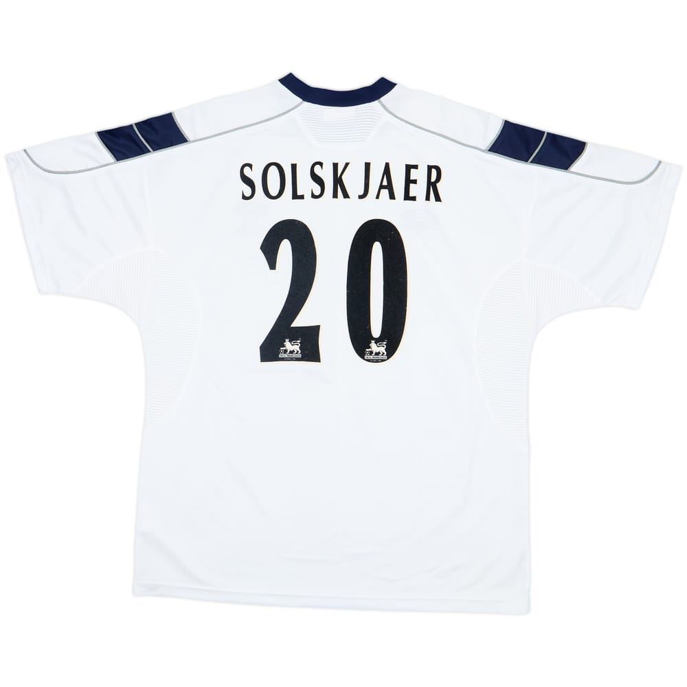 1999-00 Manchester United Third Shirt Solskjaer #20 - 8/10 - (XL)