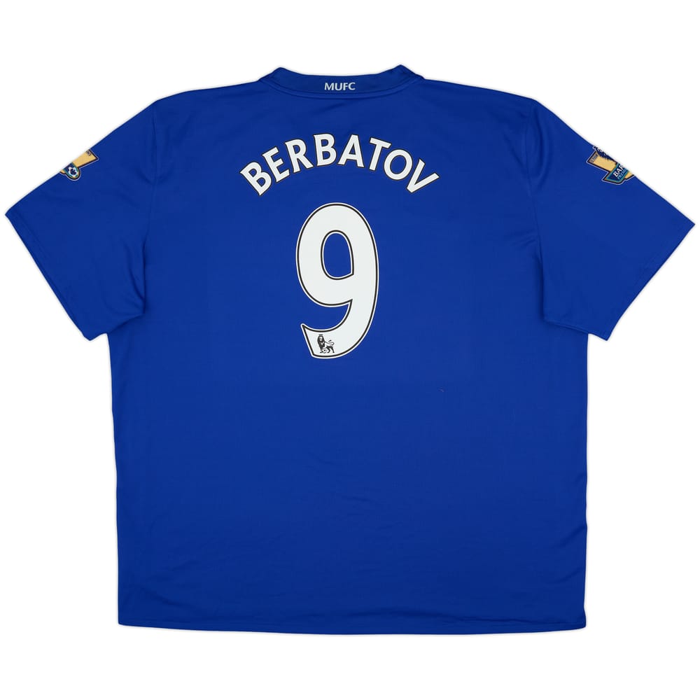 2008-09 Manchester United Third Shirt Berbatov #9 - 9/10 - (3XL)