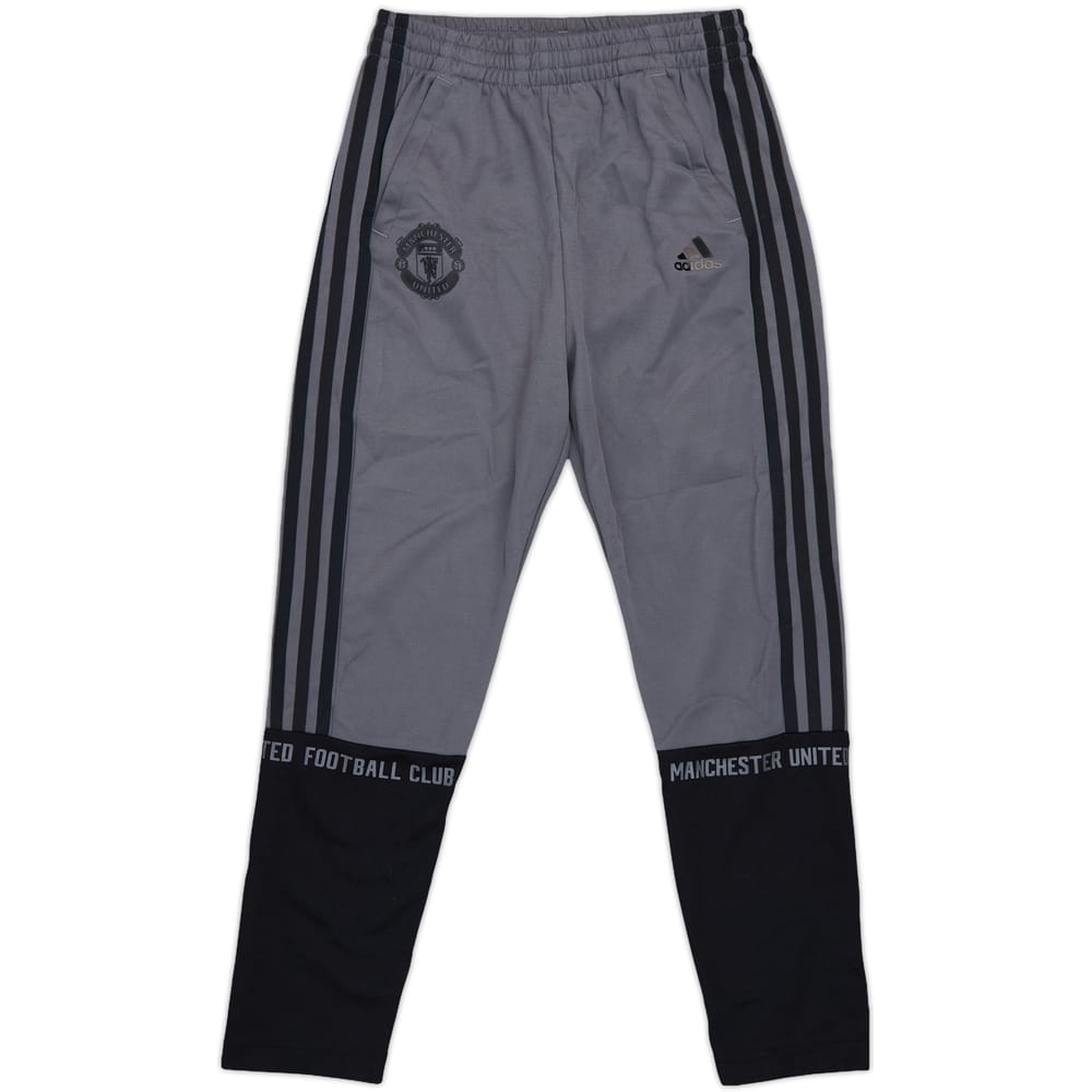2017-18 Manchester United adidas Track Pants/Bottoms - 9/10 - (M.Boys)
