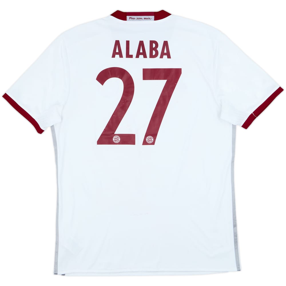 2016-17 Bayern Munich Third Shirt Alaba #27 - 5/10 - (L)
