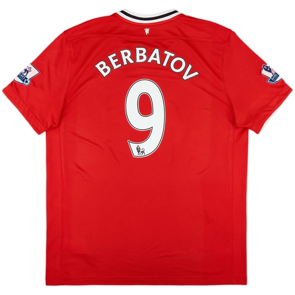 2011-12 Manchester United Home Shirt Berbatov #9 - 7/10 - (XL)