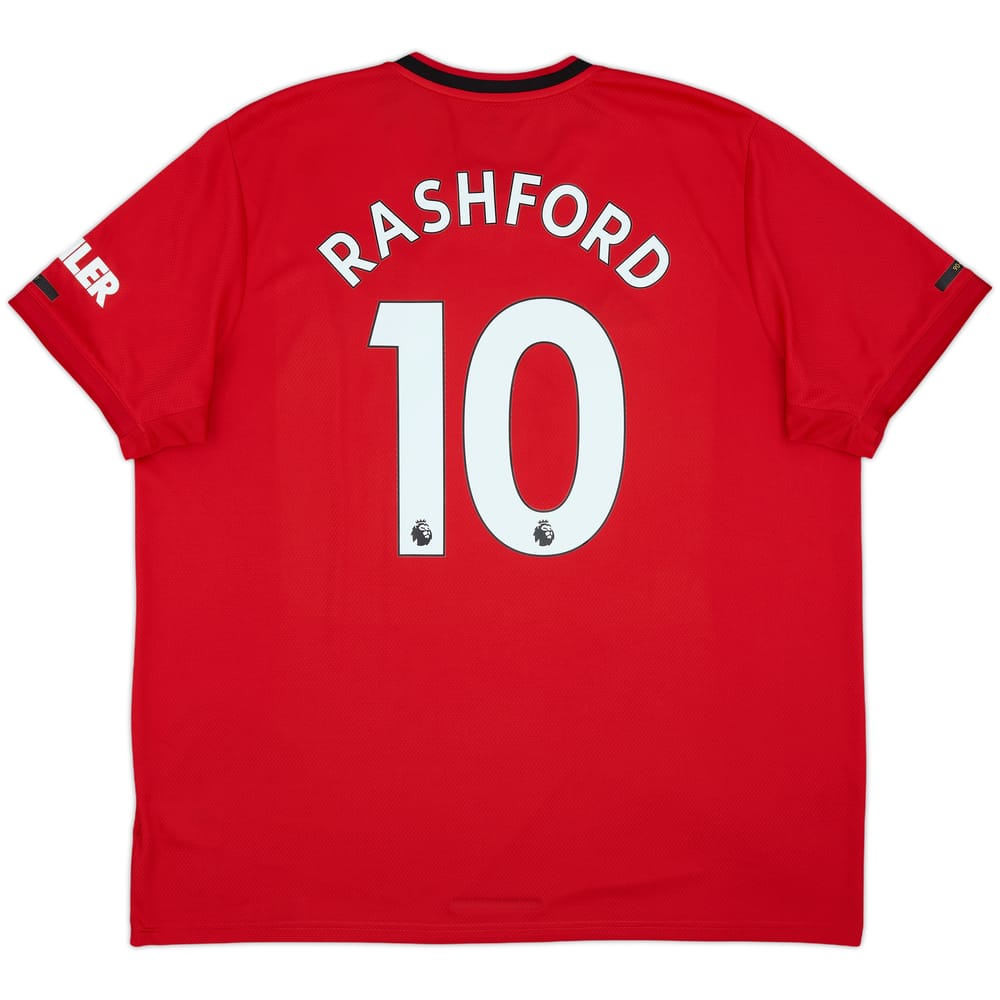 2019-20 Manchester United Home Shirt Rashford #10 - 6/10 - (XXL)