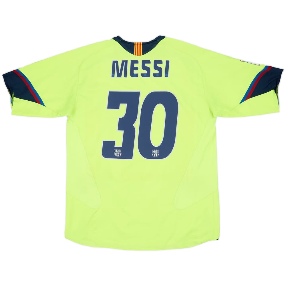 2005-06 Barcelona Away Shirt Messi #30 - 7/10 - (L)