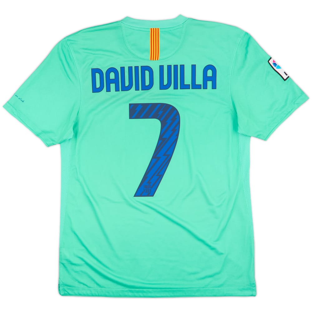 2010-11 Barcelona Away Shirt David Villa #7 - 7/10 - (M)