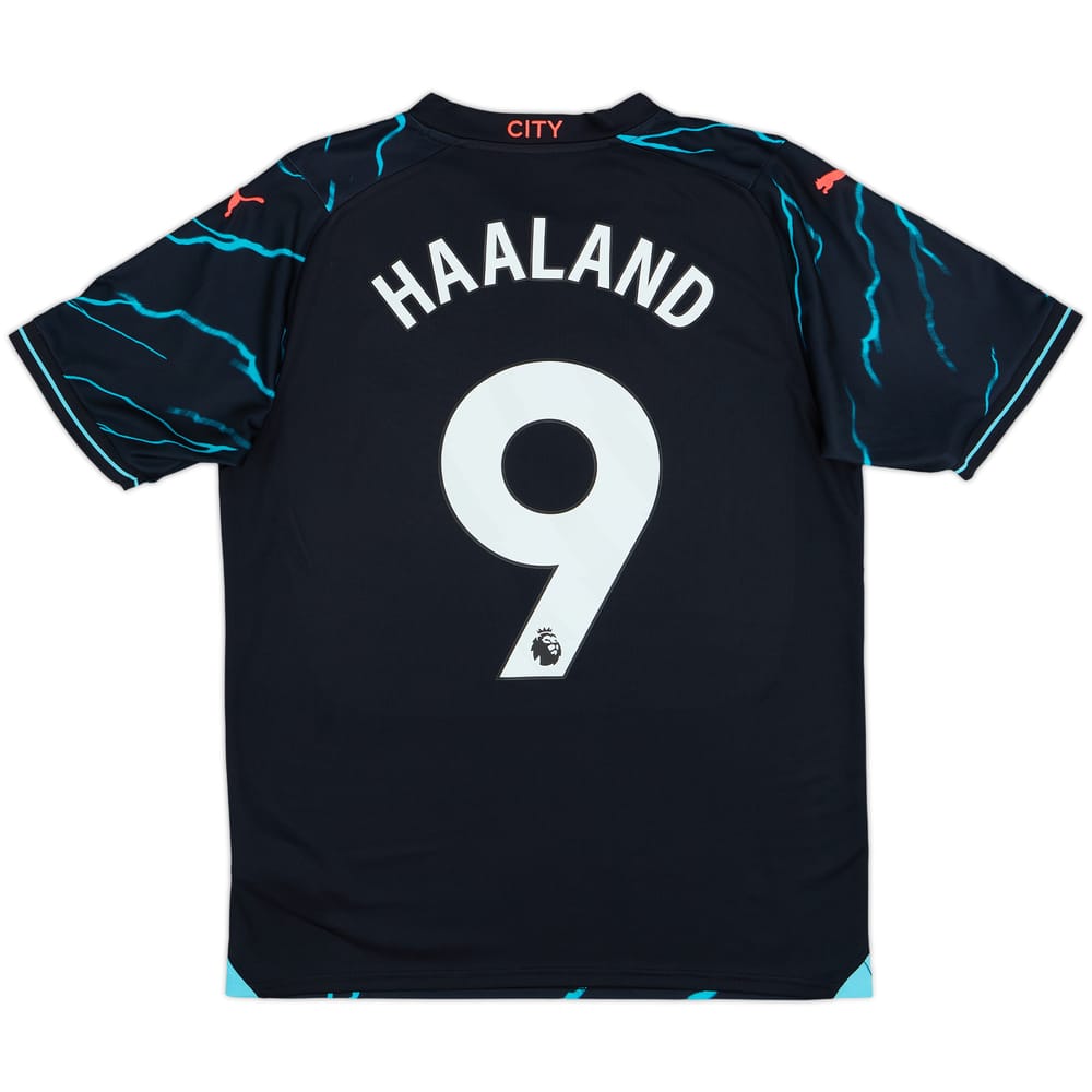 2023-24 Manchester City Third Shirt Haaland #9 - 10/10 - (M)