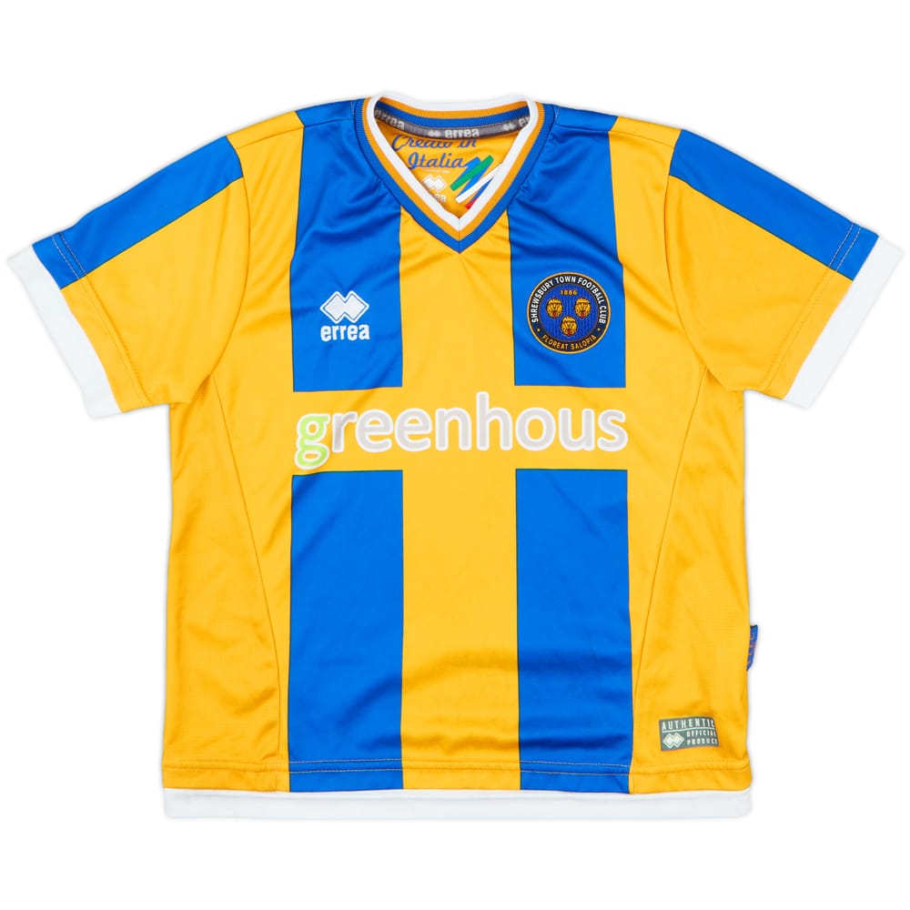 2015-16 Shrewsbury Home Shirt - 9/10 - (6-7 Years)