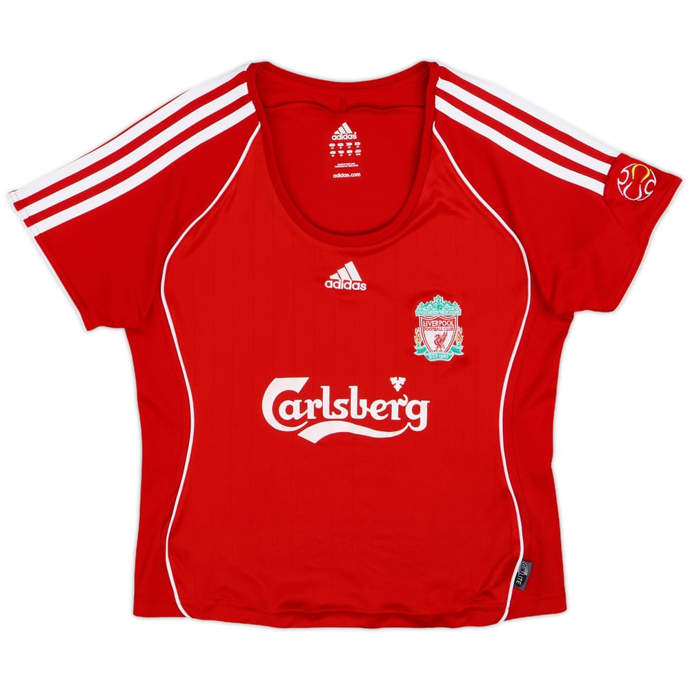 2006-08 Liverpool Home Shirt - 9/10 - (Women's M)