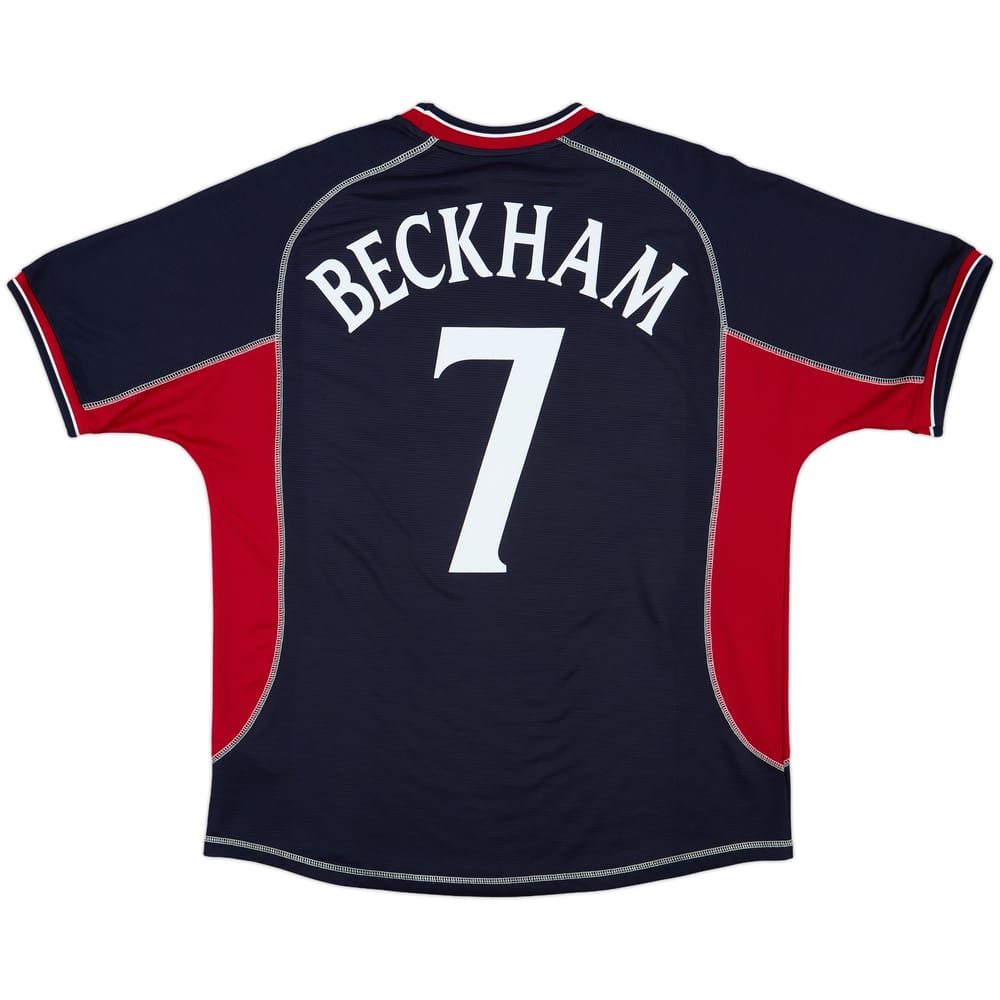 2000-01 Manchester United Third Shirt Beckham #7 - 8/10 - (XL)