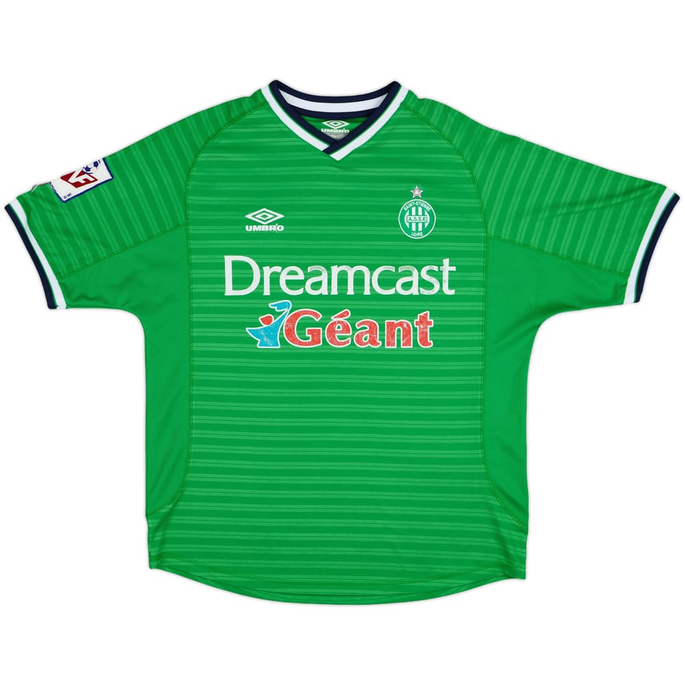 2000-01 Saint Etienne Home Shirt - 5/10 - (L)