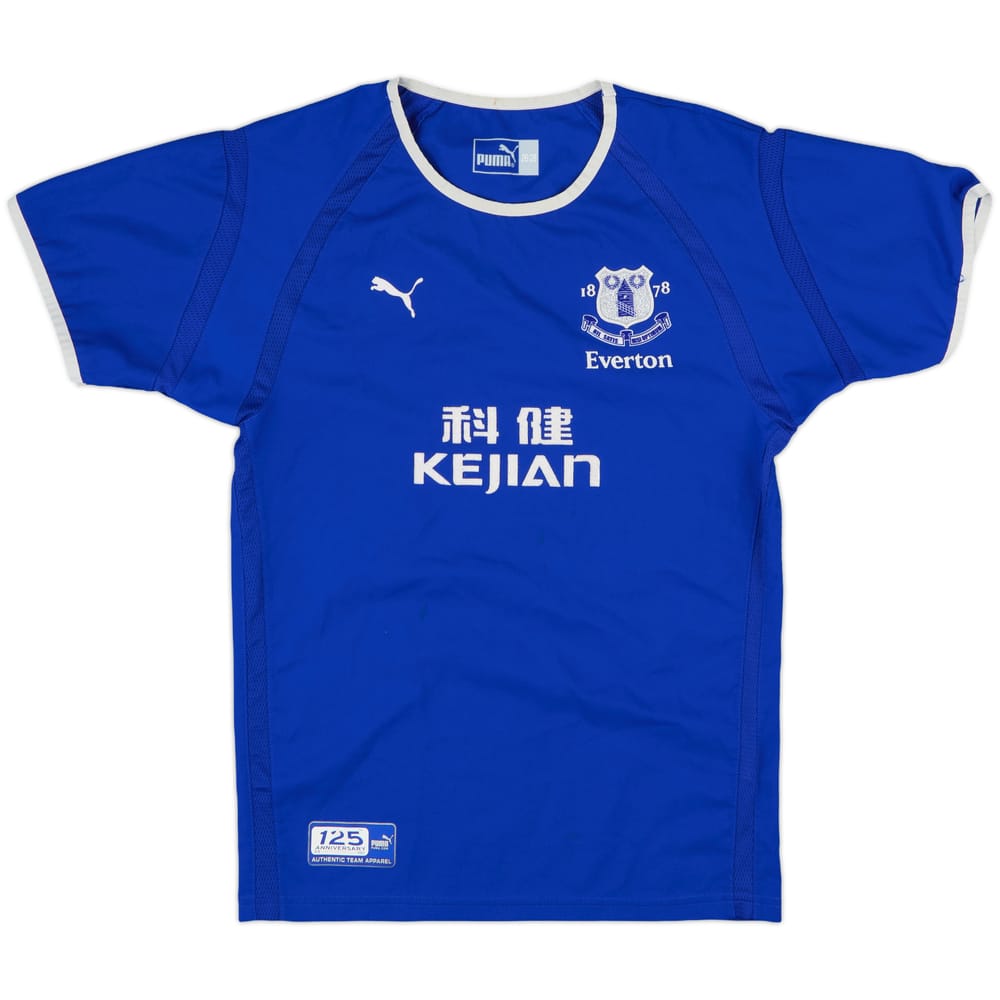 2003-04 Everton Home Shirt - 8/10 - (S.Boys)