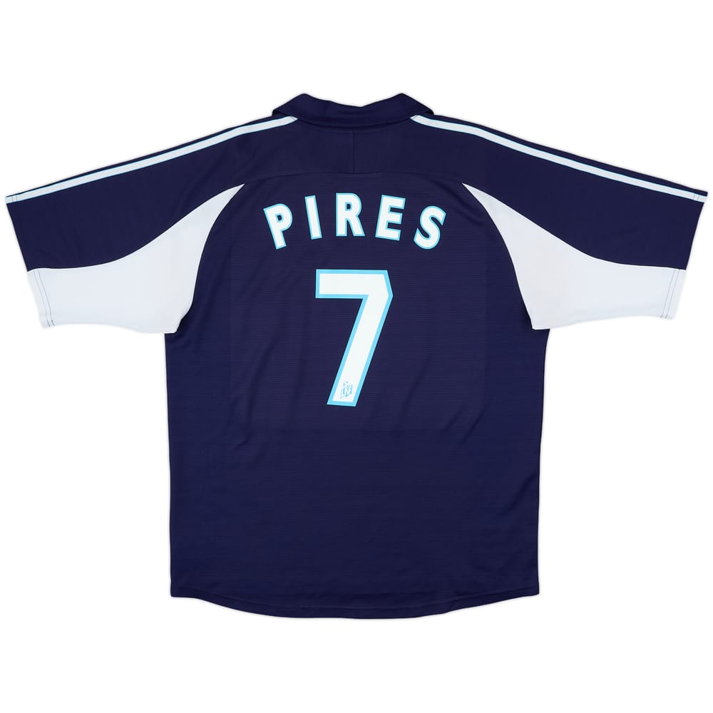 1999-00 Olympique Marseille Away Shirt Pires #7 - 8/10 - (L)