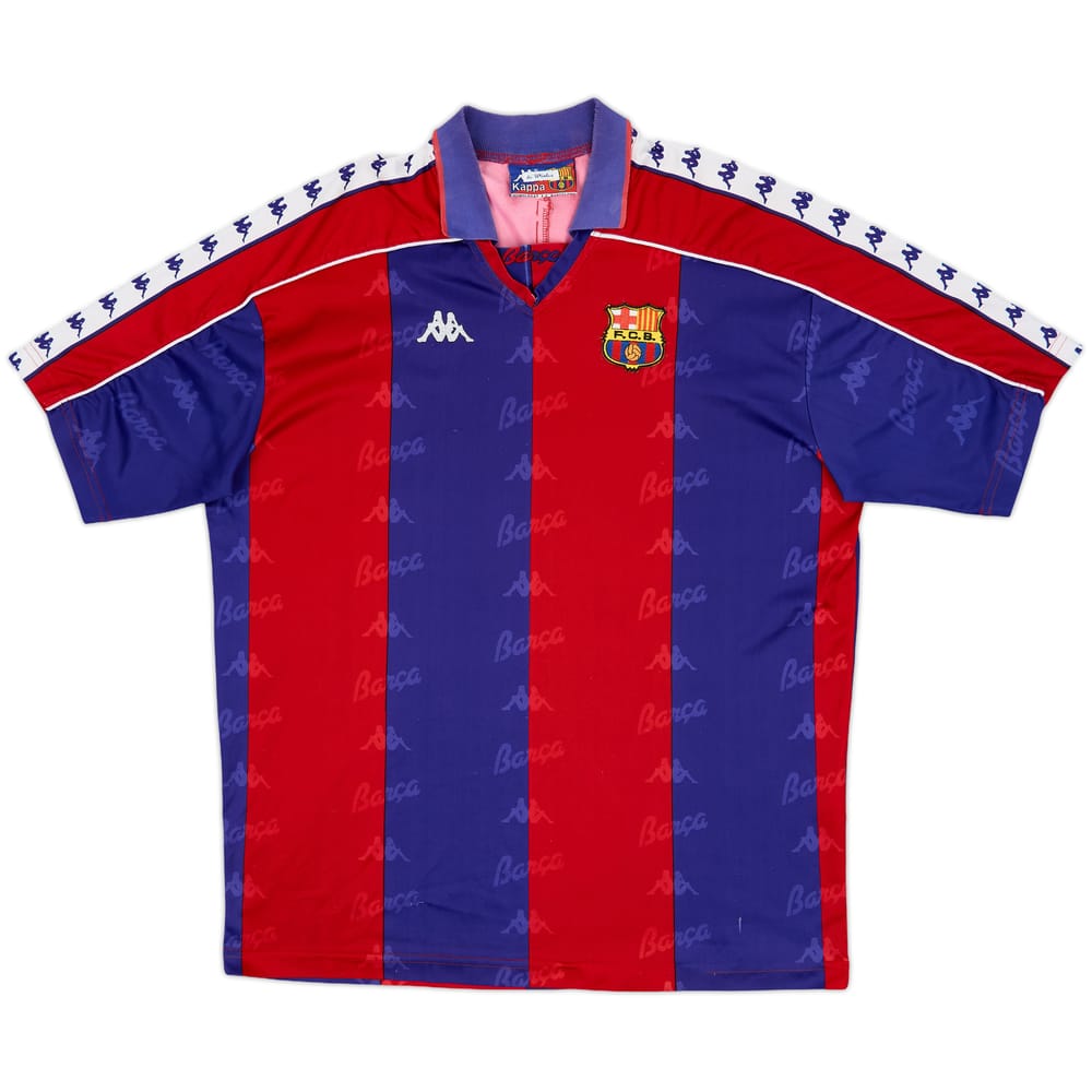 1992-95 Barcelona Home Shirt - 5/10 - (XL)