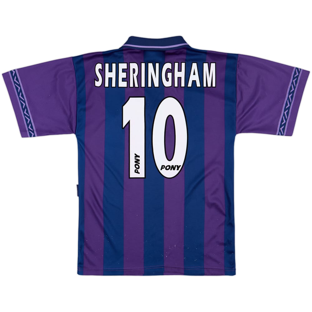 1995-97 Tottenham Away Shirt Sheringham #10 - 8/10 - (S)