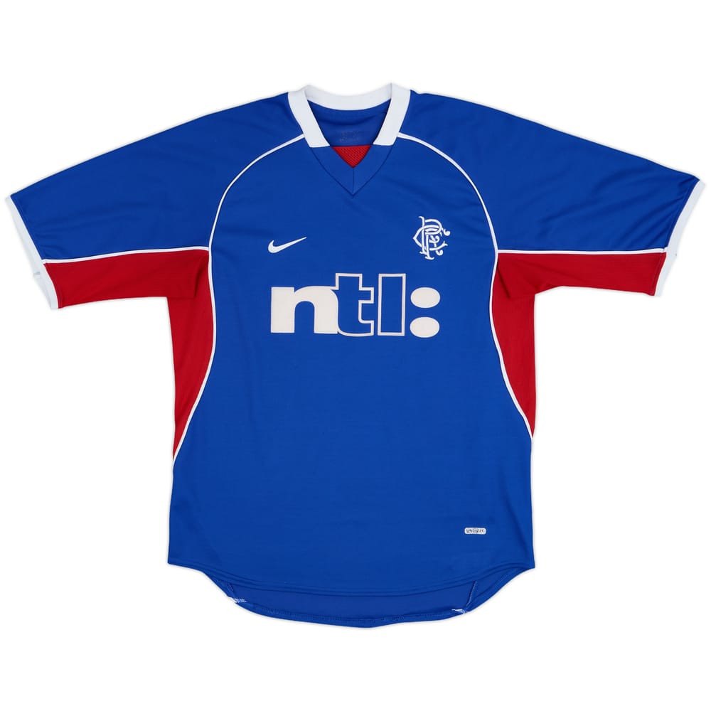 2001-02 Rangers Home Shirt - 8/10 - (S)