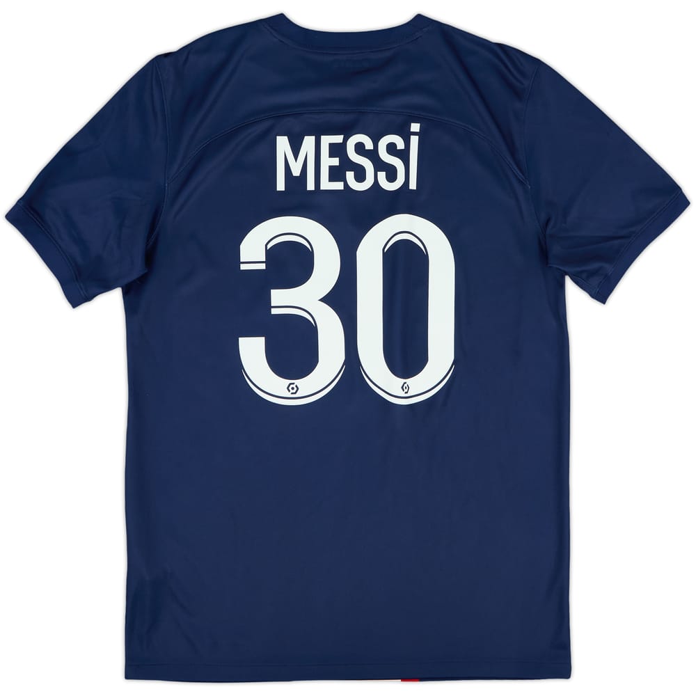 2022-23 Paris Saint-Germain Home Shirt Messi #30 - 9/10 - (M)