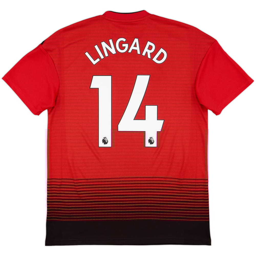 2018-19 Manchester United Home Shirt Lingard #14 - 9/10 - (M)