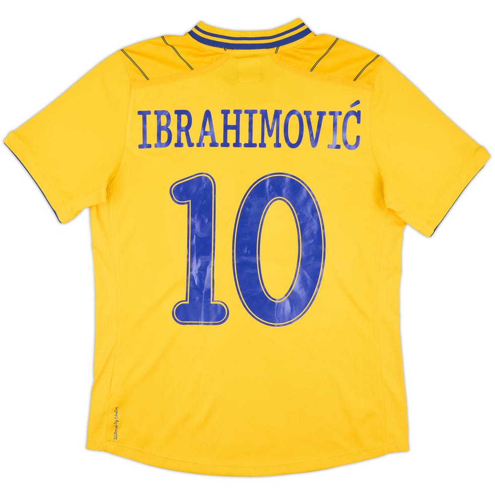 2012-13 Sweden Home Shirt Ibrahimovic #10 - 7/10 - (M)