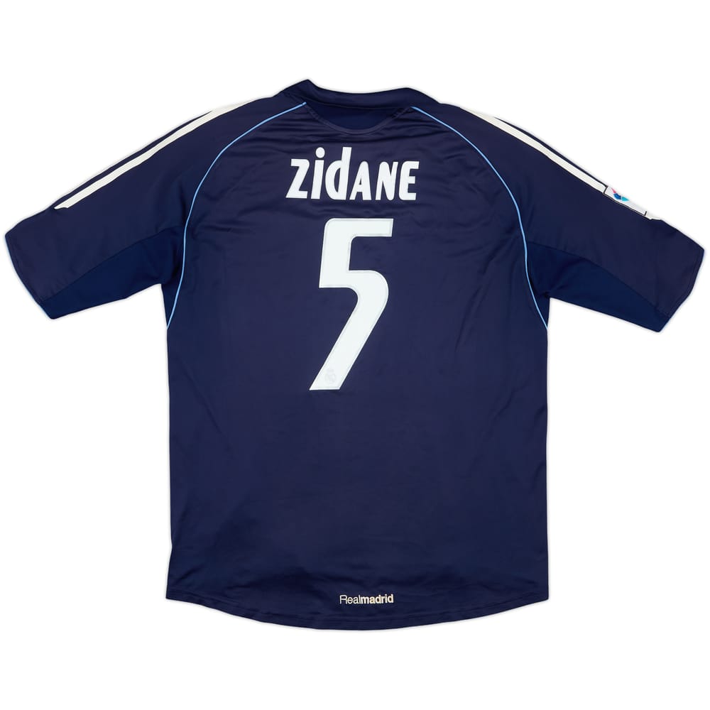 2005-06 Real Madrid Away Shirt Zidane #5 - 9/10 - (L)