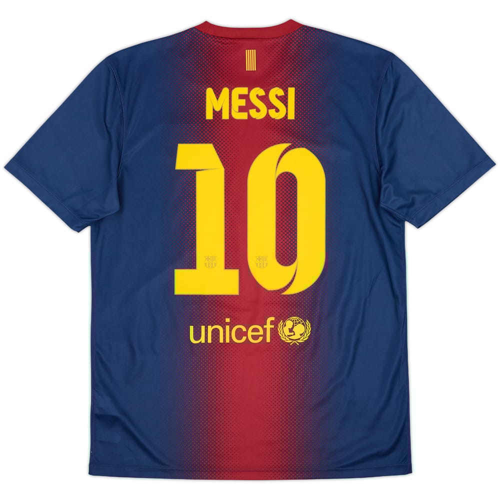 2012-13 Barcelona Basic Home Shirt Messi #10 - 10/10 - (M)