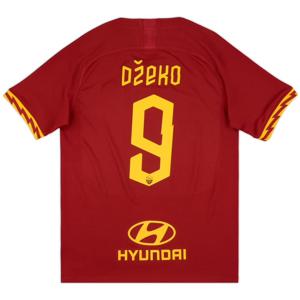 2019-20 Roma Home Shirt Dzeko #9 - 8/10 - (M)