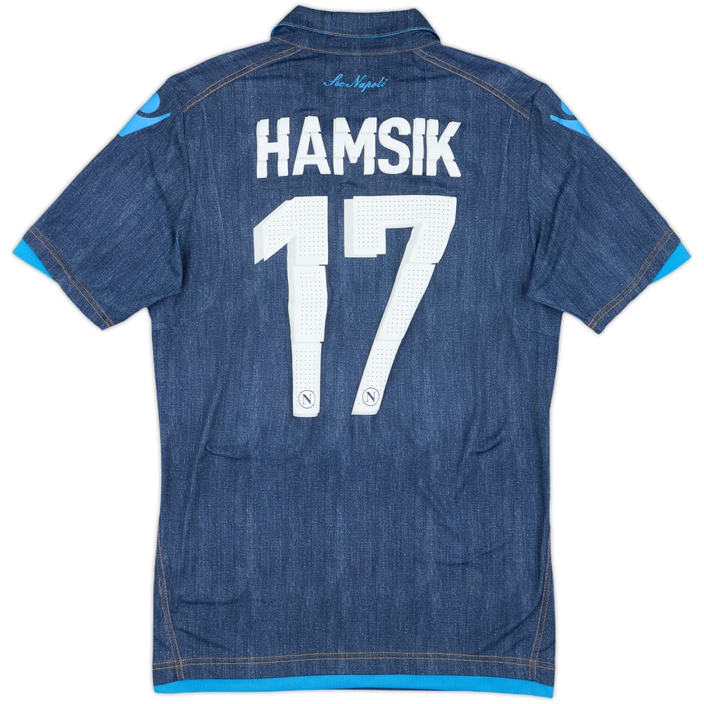 2014-15 Napoli Away Shirt Hamsik #17 - 8/10 - (M)