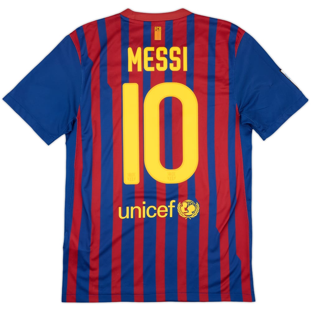 2011-12 Barcelona Home Shirt Messi #10 - 6/10 - (S)