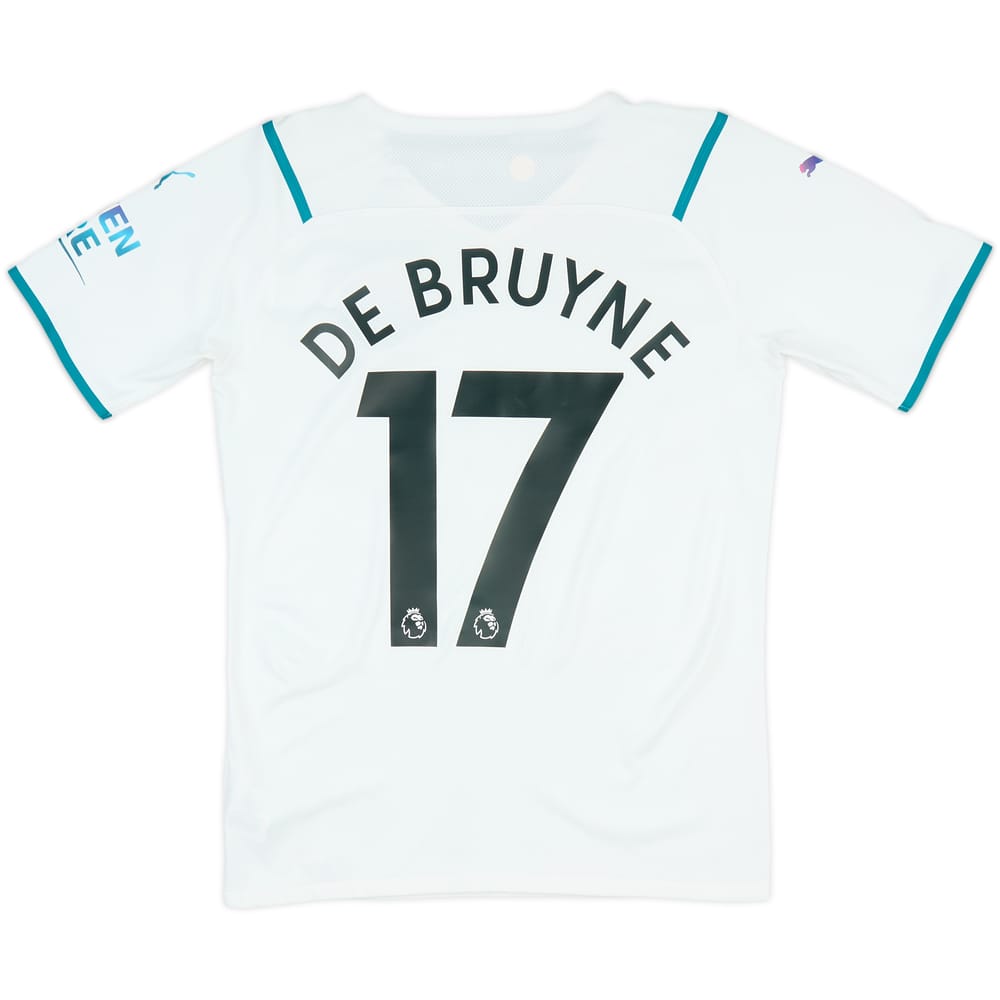 2021-22 Manchester City Authentic Away Shirt De Bruyne #17 - 10/10 - (S)
