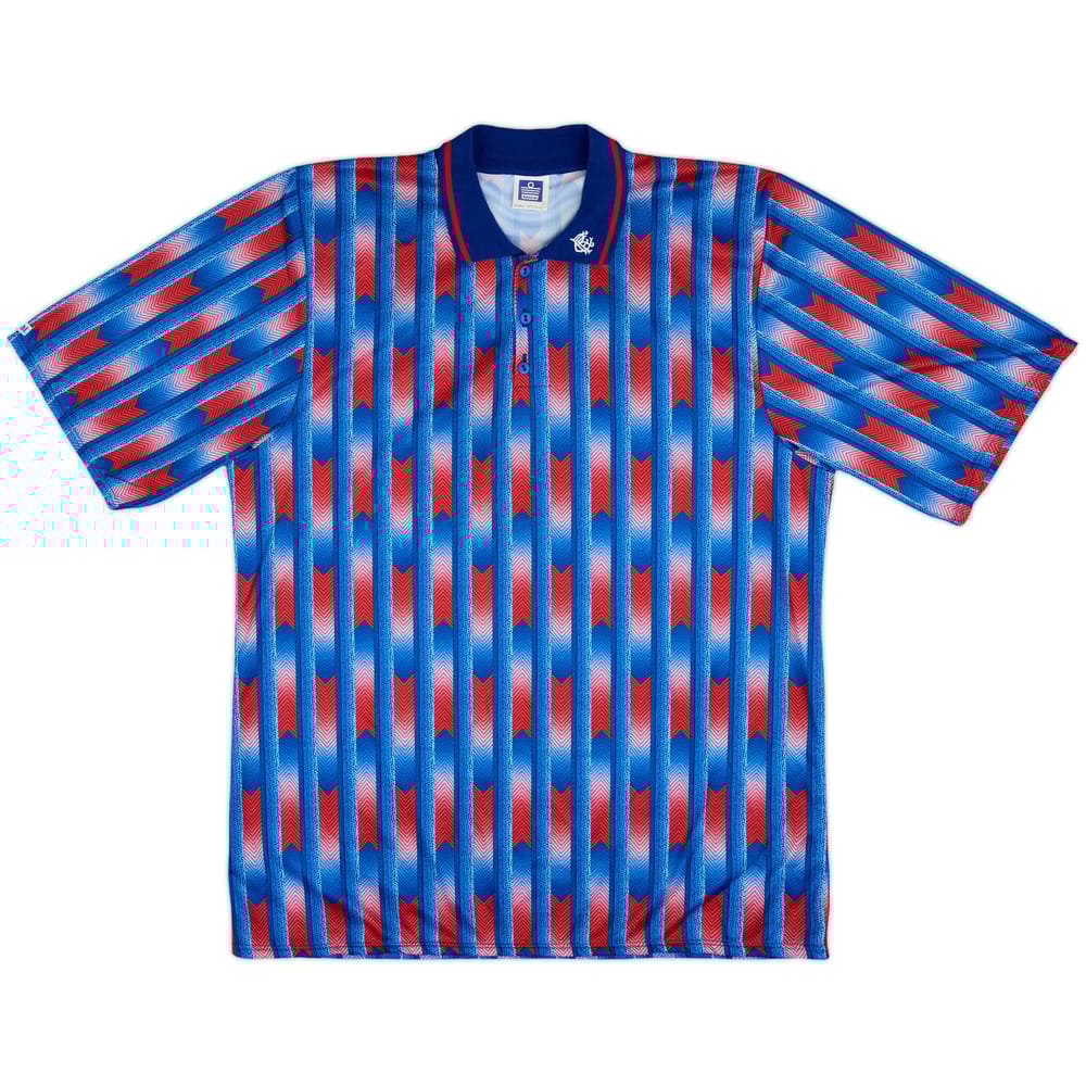 1990-91 Rangers Admiral Polo Shirt - 10/10 - (L)