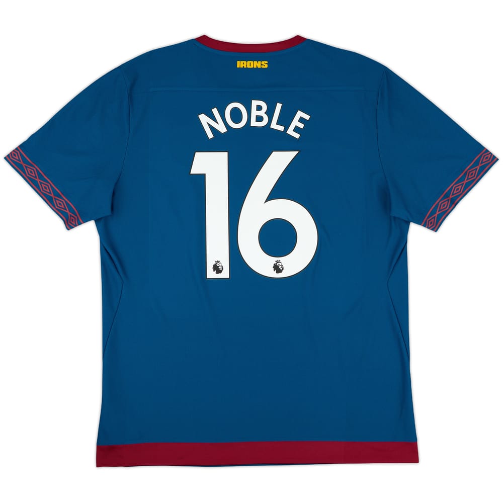 2018-19 West Ham Away Shirt Noble #16 - 10/10 - (XL)