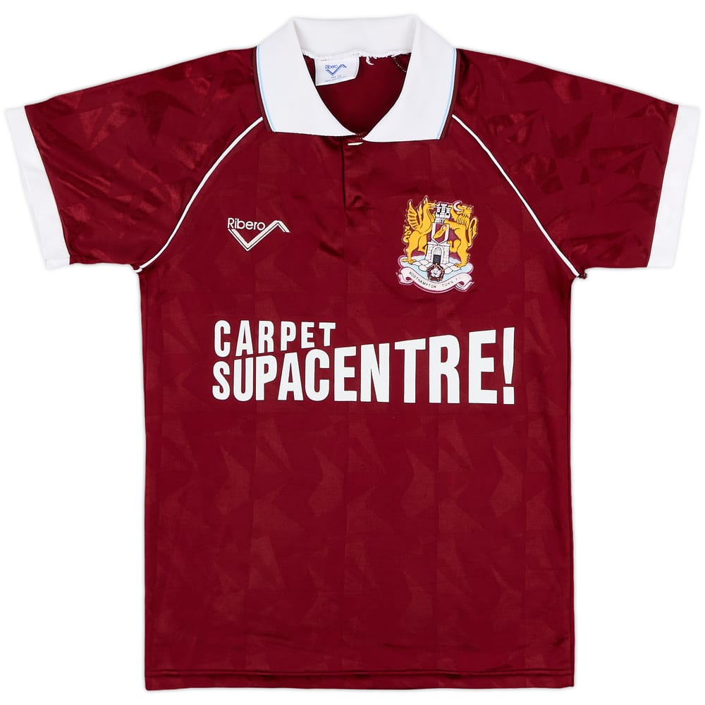 1992-93 Northampton Home Shirt - 9/10 - (L.Boys)