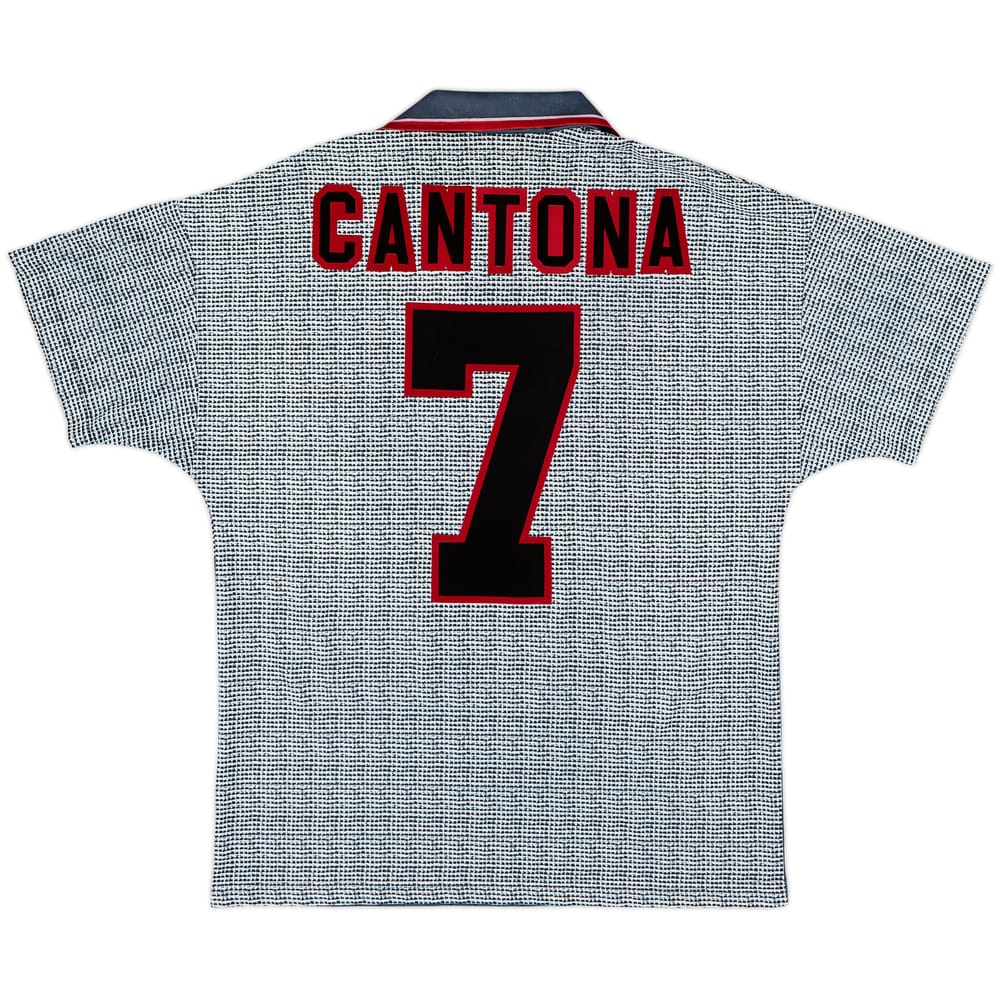 1995-96 Manchester United Away Shirt Cantona #7 - 8/10 - (M)