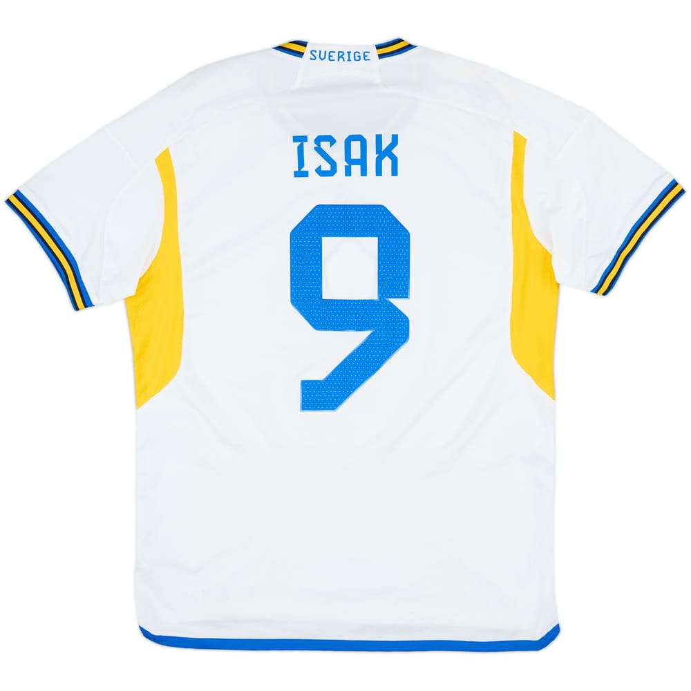 2022-23 Sweden Away Shirt Isak #9 - 8/10 - (L)