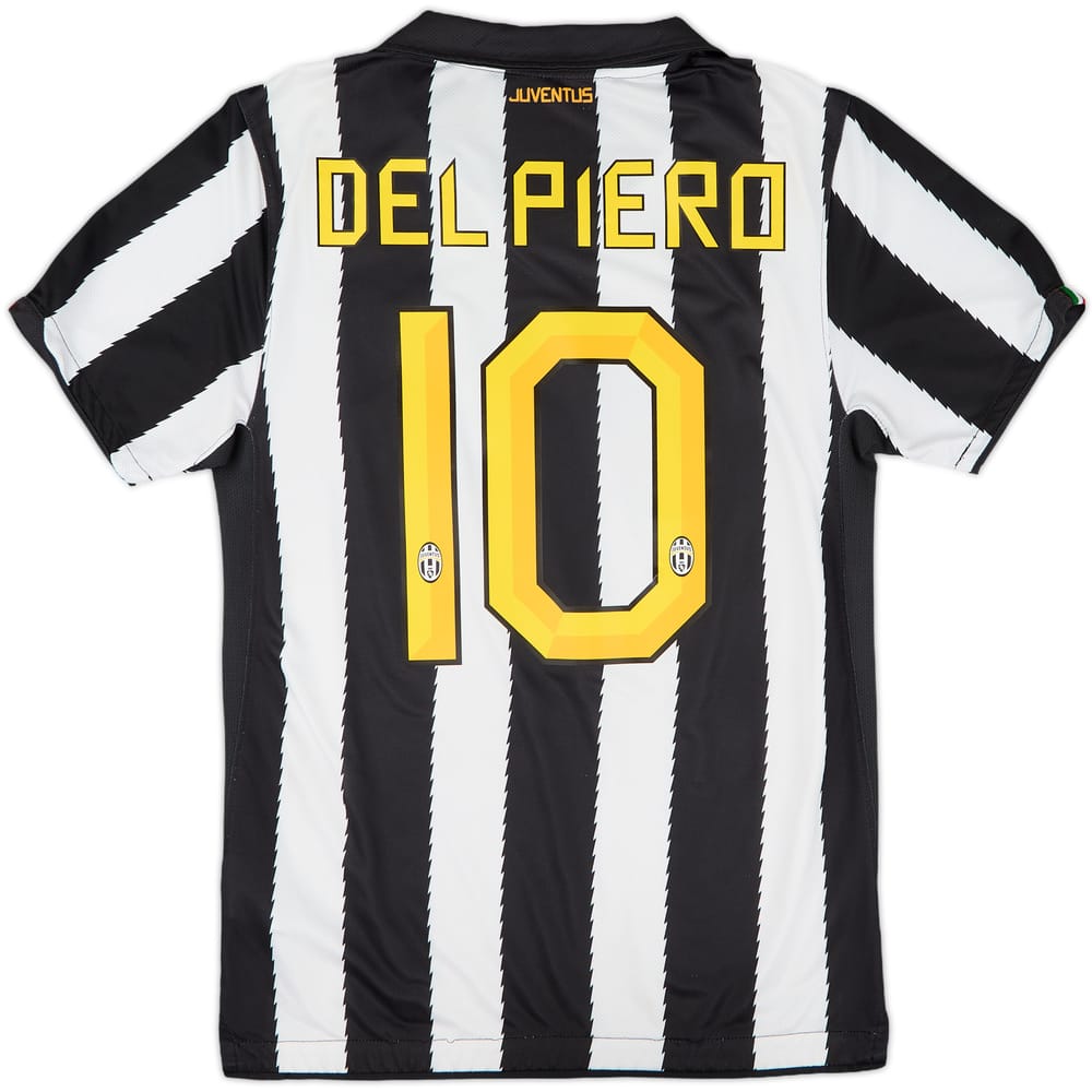 2010-11 Juventus Home Shirt Del Piero #10 - 6/10 - (S)