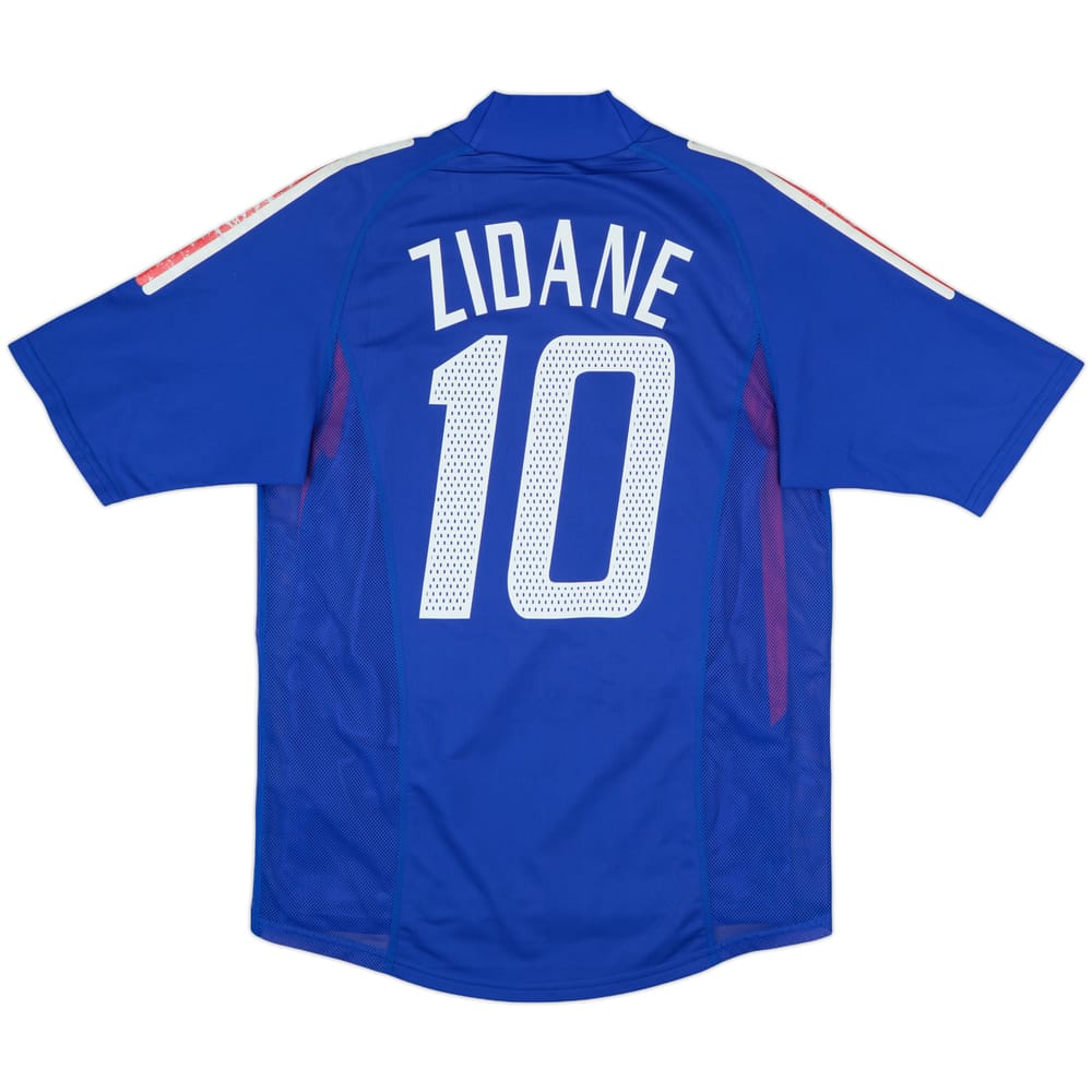 2002-04 France Player Issue Home Shirt Zidane #10 - 6/10 - (S)