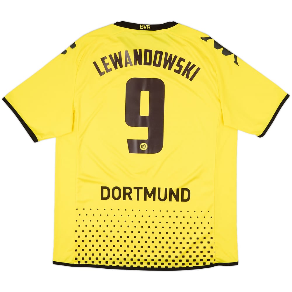 2011-12 Borussia Dortmund Home Shirt Lewandowksi #9 - 8/10 - (XXL)