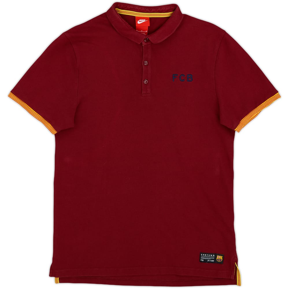 2015-16 Barcelona Nike Polo Shirt - 8/10 - (M)