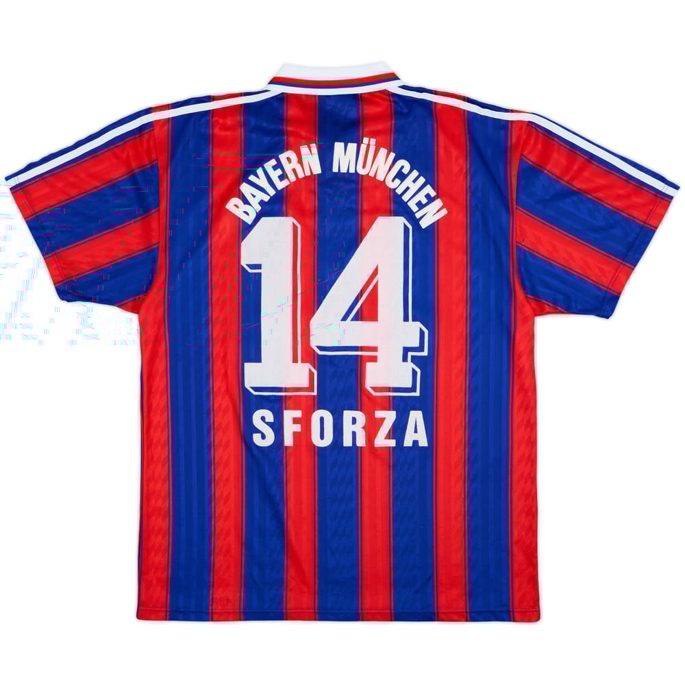 1995-97 Bayern Munich Home Shirt Sforza #14 - 8/10 - (L)