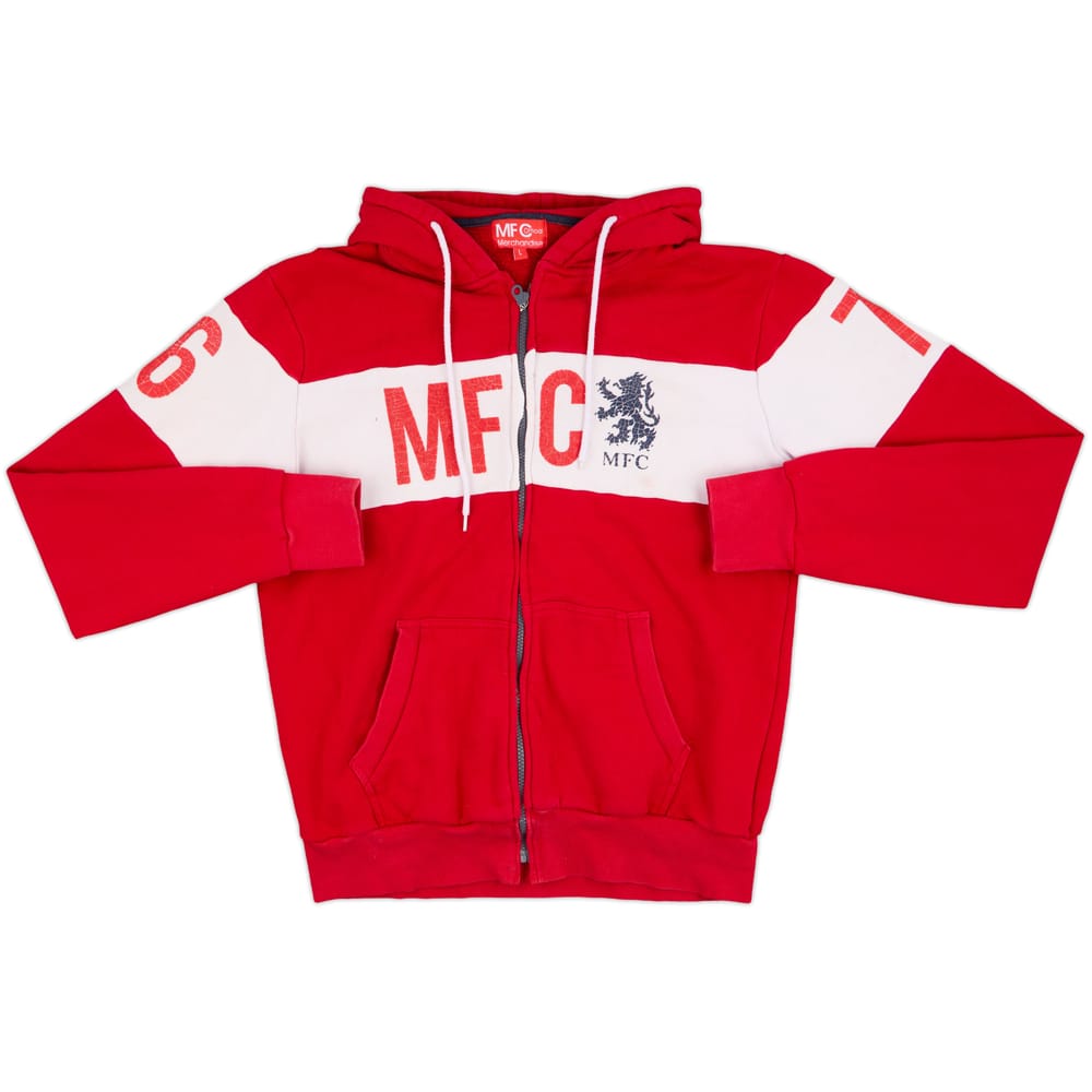 2014-15 Middlesbrough Hooded Track Jacket - 5/10 - (L)