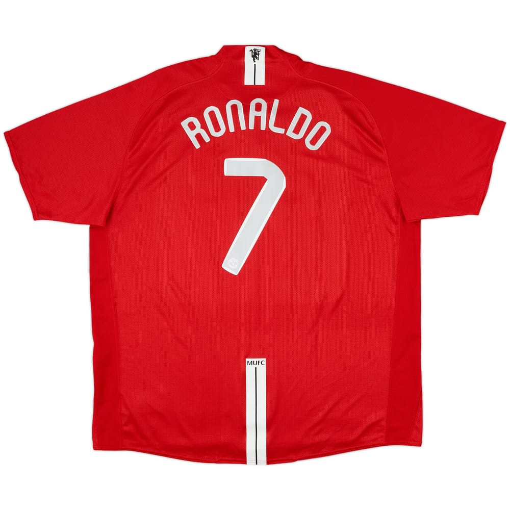 2007-09 Manchester United Home Shirt Ronaldo #7 - 8/10 - (3XL)