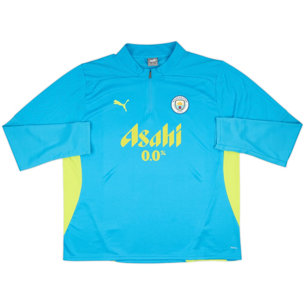 2024-25 Manchester City Puma 1/4 Zip Training Top - 7/10 - (XXL)