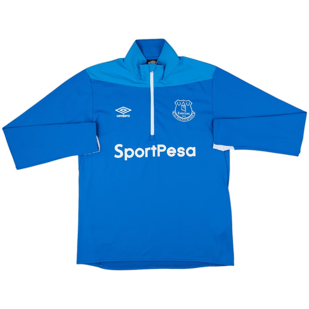 2017-18 Everton Umbro 1/4 Zip Training Top - 8/10 - (M)