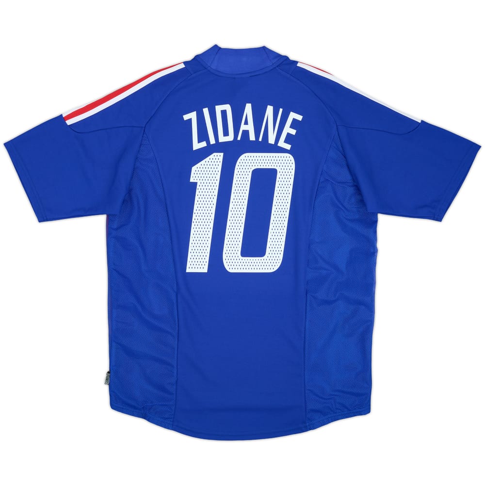 2002-04 France Home Shirt Zidane #10 (L)