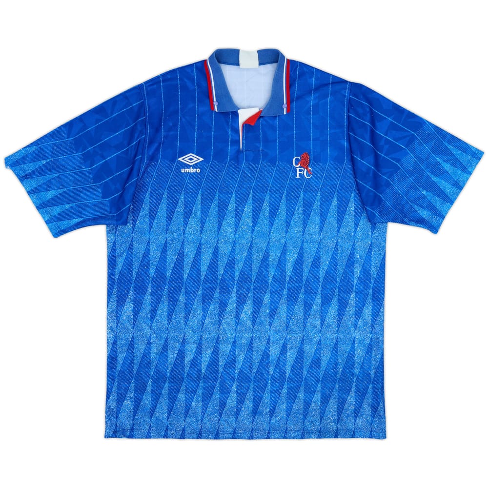 1989-91 Chelsea Home Shirt - 8/10 - (XL)