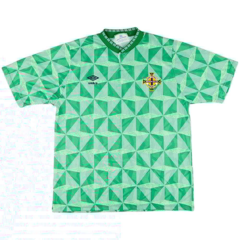 1990-92 Northern Ireland Home Shirt - 9/10 - (XL)