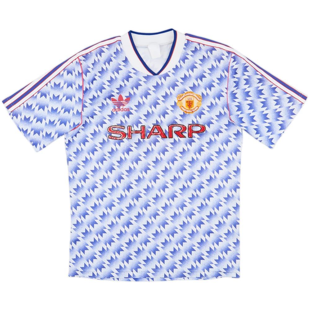 1990-92 Manchester United Away Shirt - 6/10 - (M)